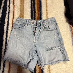 Dynamite Light Blue Jean Shorts